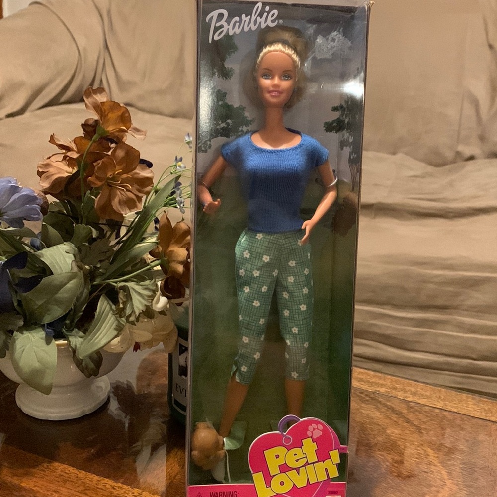 Pet Lovin Barbie Doll Puppy Dog Mattel 1999 New BarbieDoll Vintage collectible 🆕